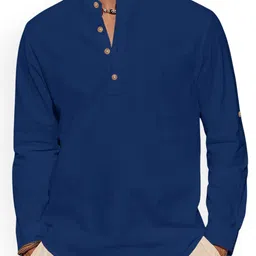 EdinWolf Men Solid Straight Short Kurta-picture-16
