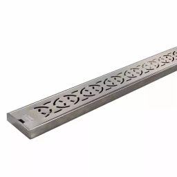 Chilly Circa 300x150x30 mm Beaded Drain Channel Glossy Finish Silver, SC-CI-300150-picture-8