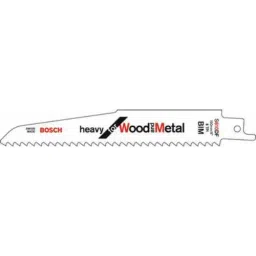 BOSCH S610DF 150 mm Heavy for Wood & Metal Reciprocating Saw Blade (Set of 5) - 2608656256-61