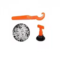 Godavari Tile Leveling System Kit with Special Wrench Multicolor 5 mm (Spacer) Thickness 4 cm Length-19