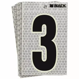 BRADY Number Label 5 inch Character Height Archivo Narrow Font, 14R175 (Pack of 10 Pcs)-image-6