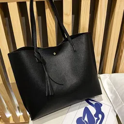 HAUTE SAUCE by Campus Sutra Textured Oversized Structured Tote Bag with Applique-4