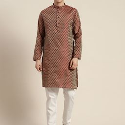 SOJANYA Ethnic Motifs Regular Kurta With Churidar-picture-57