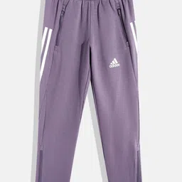 ADIDAS Kids Striped Detail Mid-Rise B ADI 3S FL PT Track Pants-image-13