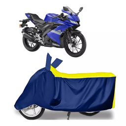 Auto Pearl Two Wheeler Cover for Yamaha R15S - Yellow, Blue-picture-46