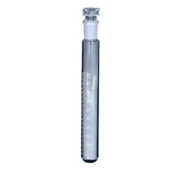 RELIGLAS 100 ml Graduated Test Tubes With Interchangeable Stopper, 02.171.25-40