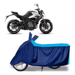 Auto Pearl Two Wheeler Cover for CFMoto 400NK BS6 - Cyan, Blue-image-34