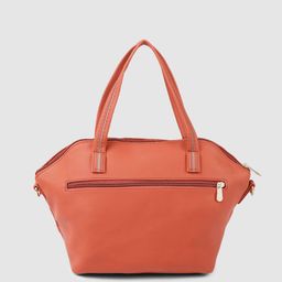 Baggit Red Solid Structured Handheld Bag image 3