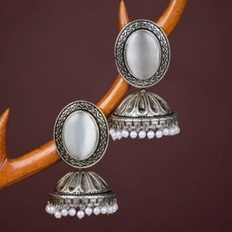 Anvik Contemporary Jhumkas Earrings-18