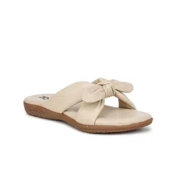 Zoom Shoes Women Knotted Genuine Leather Open Toe Flats-picture-29