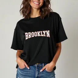 Moda Rapido Women Typography Printed T-shirt-picture-41