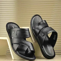 IVRAH Men Textured Comfort Sandals-image-77