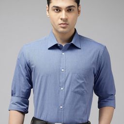 Park Avenue Slim Fit Cutaway Collar Pure Cotton Formal Shirt-image-35