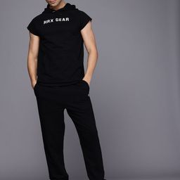 HRX by Hrithik Roshan Rapid Dry Iron Tribe Training Sweatshirt With Joggers-picture-16