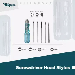 Hillgrove HGCM507M1 Combination Pilash with Wire Cutter Line Tester Hammer Screwdriver Lineman Plier image 3