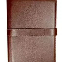 Sukeshcraft Army Dak File Folder RFID Protected Brown-40