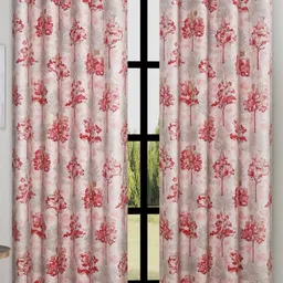 Myntra Elegant Homes Set of 2 Floral Room Darkening Long Door Curtain-picture-48