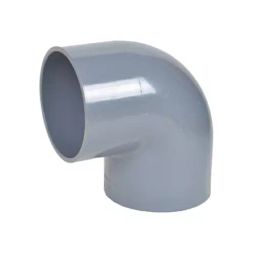 APL Apollo 152.4 mm (6 Inch) uPVC Plain Fitting Elbow PN6 ISI, PMN03031U-18