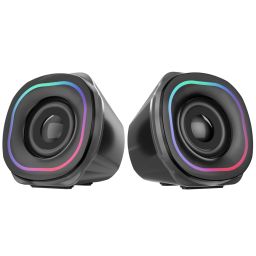 black Portronics In Tune 5 12 watts stereo speakers for laptop and PC-image-68