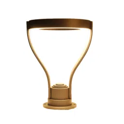 ELIANTE JS-1050-GL- Small Grey Aluminium Gate Light Without Bulb image 4