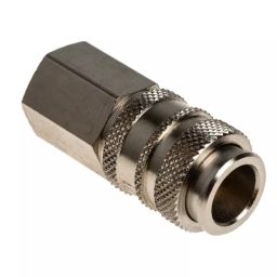 RS PRO Brass Female Pneumatic Quick Connect Coupling G 1/8 Female Threaded, 6671829-image-46