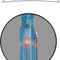gadariya king 6pc Electric Tester Pen for Electric current Testing, Voltage Tester Detector Analog Voltage Tester image 2