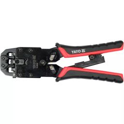 Yato GRD Telephone Plug Crimping Tool Blackened, Oxidized 205 mm Length, YT-22443-13