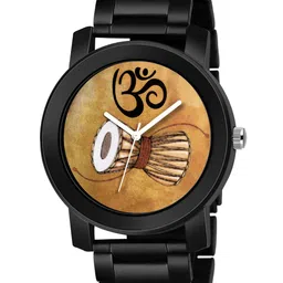SWADESI STUFF Men Dial & Bracelet Style Straps Analogue Watch METAL BLACK 9B-image-56