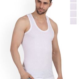 EAZY Men Pack Of 5 Pure Cotton Basic VestsMens-Parker-Vest-95-5-image-62