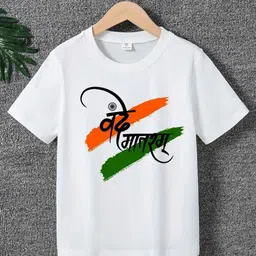 Printcomet Kids Printed Applique T-shirt-image-53
