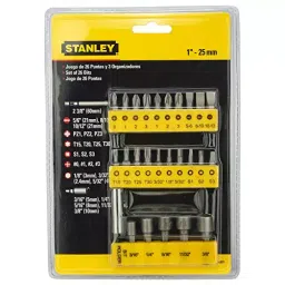 STANLEY Screw Driver Insert Bit Set, 68-071-23 (Pack of 26)-37