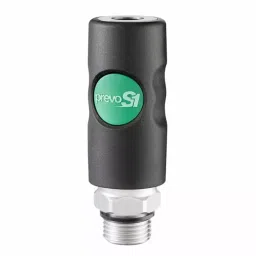 PREVOST Composite Body Male Safety Quick Connect Coupling, G 1/2 Male Threaded, ESI 111153EB-37