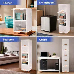 Myntra Elegant Homes Transparent Set of 1 Regular Drawer Organiser Organisers image 2