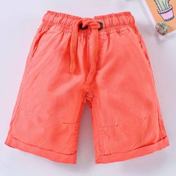CUCUMBER Cotton Short Solid - Orange-17