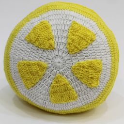 Woonie Handmade Lemon Filled Cudde Cushion-Yellow-image-53