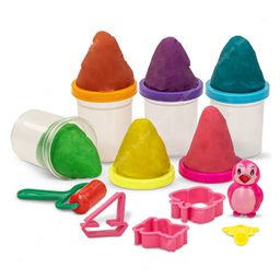 Baybee Air Dry Moulding Clay Dough for Kids Arts and Craft with 9 Shapes 6 Colors & Roller - Multicolor-28