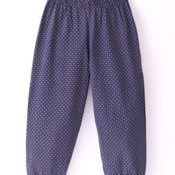 Fido Single Jersey Knit Full Length Legging With Floral Print - Navy Blue-image-19