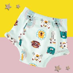 Snugkins Reusable Potty Training Pants/Underwear for Babies Pack of 1 , Small - Blue-18