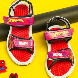 Toothless Marvel Featuring Spiderman Designed Sandals - Red-image-61