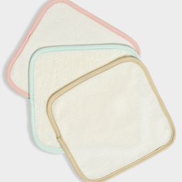 Mi Arcus Solid Knitted Soft Premium Cotton Hanky Pack of 3 White -23x23 cm-14
