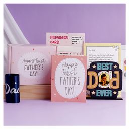 Oye Happy First Father's Day Custom Hamper-image-1