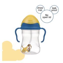 b.box Disney Sippy Cup - Toy Story Woody Sipper for babies, 240ml, Leak-Proof with Weighted Straw, BPA-Free - Multicolor (6m+)-image-75