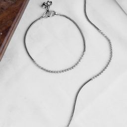 Voylla Silver-Plated Anklet-42