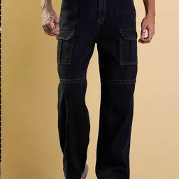 MASCLN SASSAFRAS Men Comfort Wide Leg Jeans-image-86