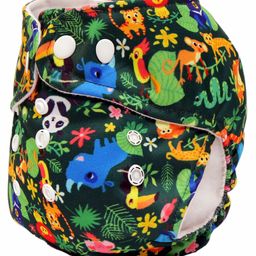 Deedry Cloth Diapers Reusable, Adjustable with Snap Buttons & comes with Insert - Blue image 2