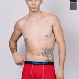 Reebok Pack Of 3 Logo Detail Trunks-picture-7
