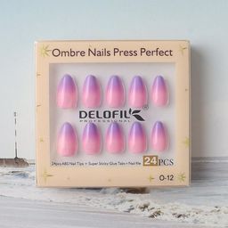 RANORE 24- Pcs Ombre Effect Reusable Press On Nails-picture-55