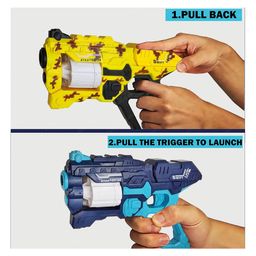 FunBlast Thunder Strike Shooting Gun Toy with 24 Foam Bullets  Color & Design May Vary image 5