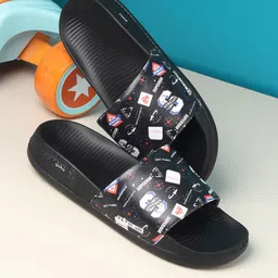 yoho Men Superman Printed Sliders-57