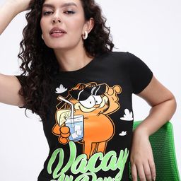 Kook N Keech Garfield Graphic Printed T-shirt-picture-26